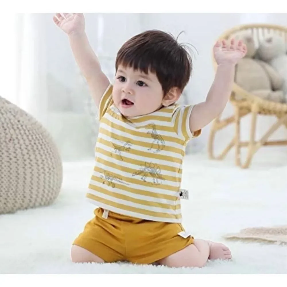 New in Package Baby Boys Cottonfairy Dinosaur 2 Piece Outfit - Sz 18 mo